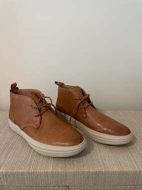 Mark Nason Shogun Cognac Leather Chukka Shoe